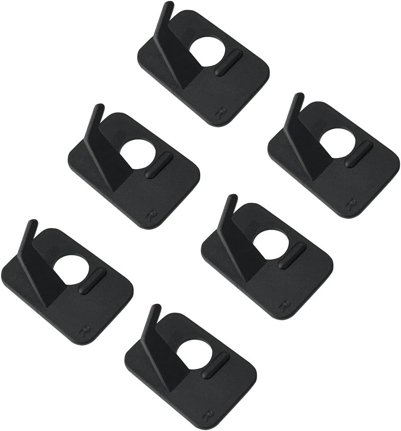 DEERACE 6pcs Arrow Rest Recurve Bow Arrow Rest Adhesive Back Hunting Shooting Targeting Accessory for Right or Left Hand - Image 1